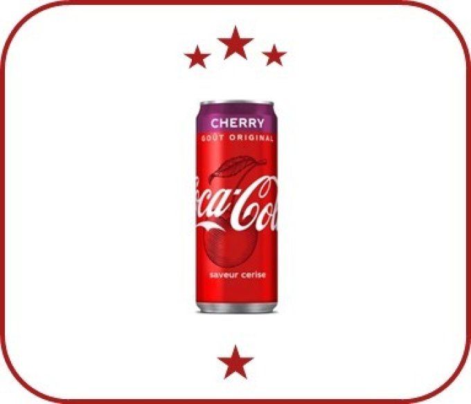 Coca - Coca zero - Coca cherry (canette 33cl)