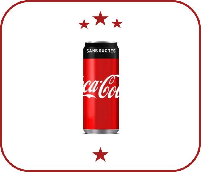 Coca - Coca zero - Coca cherry (canette 33cl)